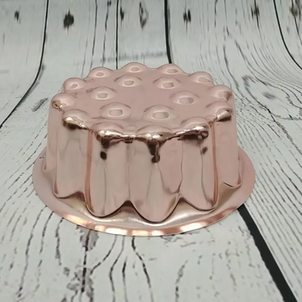 Vintage Copper‎ Round Dome Jello Mold